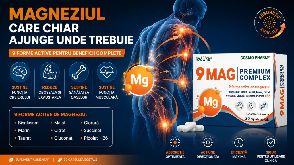 Magneziul care chiar ajunge unde trebuie 8 https://www.cosmopharm.eu/produs/9-mag/