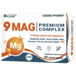 9 MAG PREMIUM COMPLEX® 1 9-Mag Cosmopharm supliment alimentar cu magneziu pentru sustinerea sanatatii musculare si a sistemului nervos
