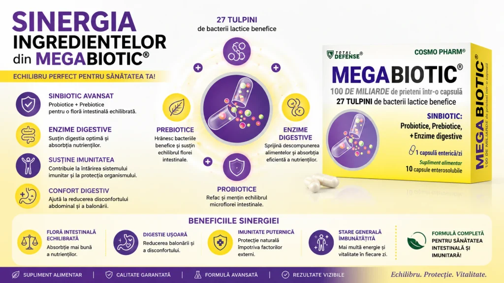 Intuitia intestinului: impactul pre-, pro- si postbioticelor asupra sanatatii intestinale si mentale 15 Probiotice și prebiotice pentru sănătate.