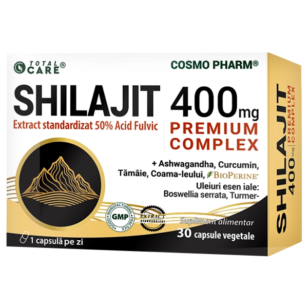 Shilajit – supliment natural din medicina ayurvedică, cunoscut pentru efectele antioxidante, creșterea energiei, susținerea imunității și a funcției cognitive
