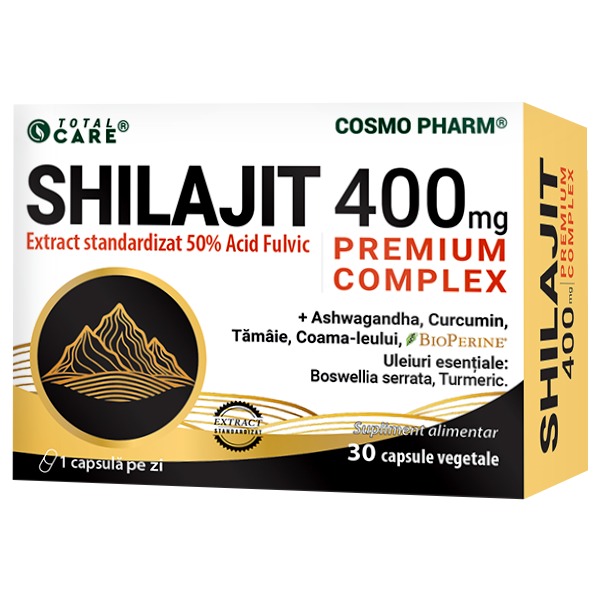 Shilajit – supliment natural din medicina ayurvedică, cunoscut pentru efectele antioxidante, creșterea energiei, susținerea imunității și a funcției cognitive