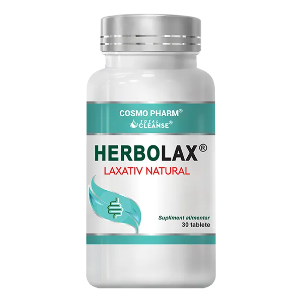 HERBOLAX, laxativ natural, 10 / 30 tablete