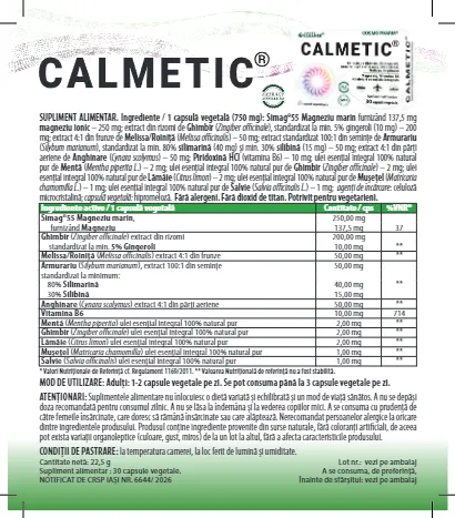 CALMETIC® 6 celmetic prospect beneficii p1