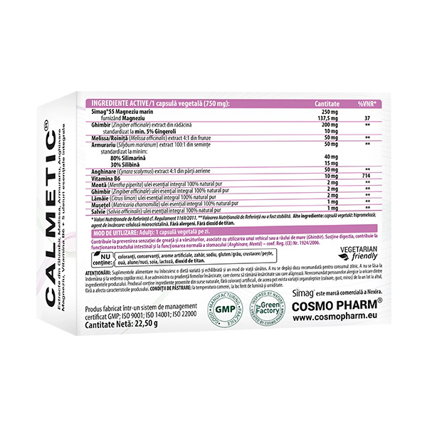 CALMETIC® 4 emetinox-cosmopharm-pastile-pentru-greata-varsaturi-digestie-confort-gastric