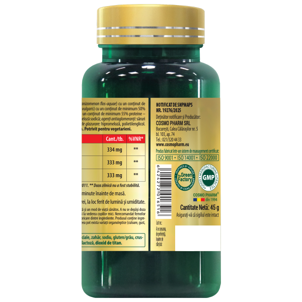 Alga AFA COMPLEX • Chlorella • Spirulina – complex premium 3-în-1 cu microalge - imagine 3
