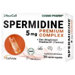 SPERMIDINE 5 mg PREMIUM COMPLEX - Molecula longevitatii și a regenerarii celulare 2 Spermidine Cosmopharm capsule – supliment alimentar natural pentru promovarea longevității celulare, reducerea efectelor îmbătrânirii și protecția antioxidantă a organismului