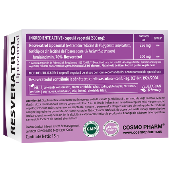 Resveratrol Lipozomal spate copy