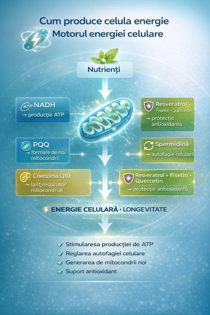 Spermidina – sprijin pentru autofagie si longevitate celulara