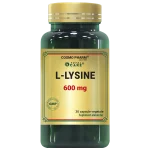 L-LYSINE 600 mg – Aminoacid Esențial pentru Imunitate, Refacere și Colagen, 30/60 capsule vegetale 1 L-Lysine 600 mg capsule vegetale pentru imunitate, refacere si stimularea colagenului - supliment esential Cosmopharm