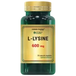 L-Lysine 600 mg capsule vegetale pentru imunitate, refacere si stimularea colagenului - supliment esential Cosmophar