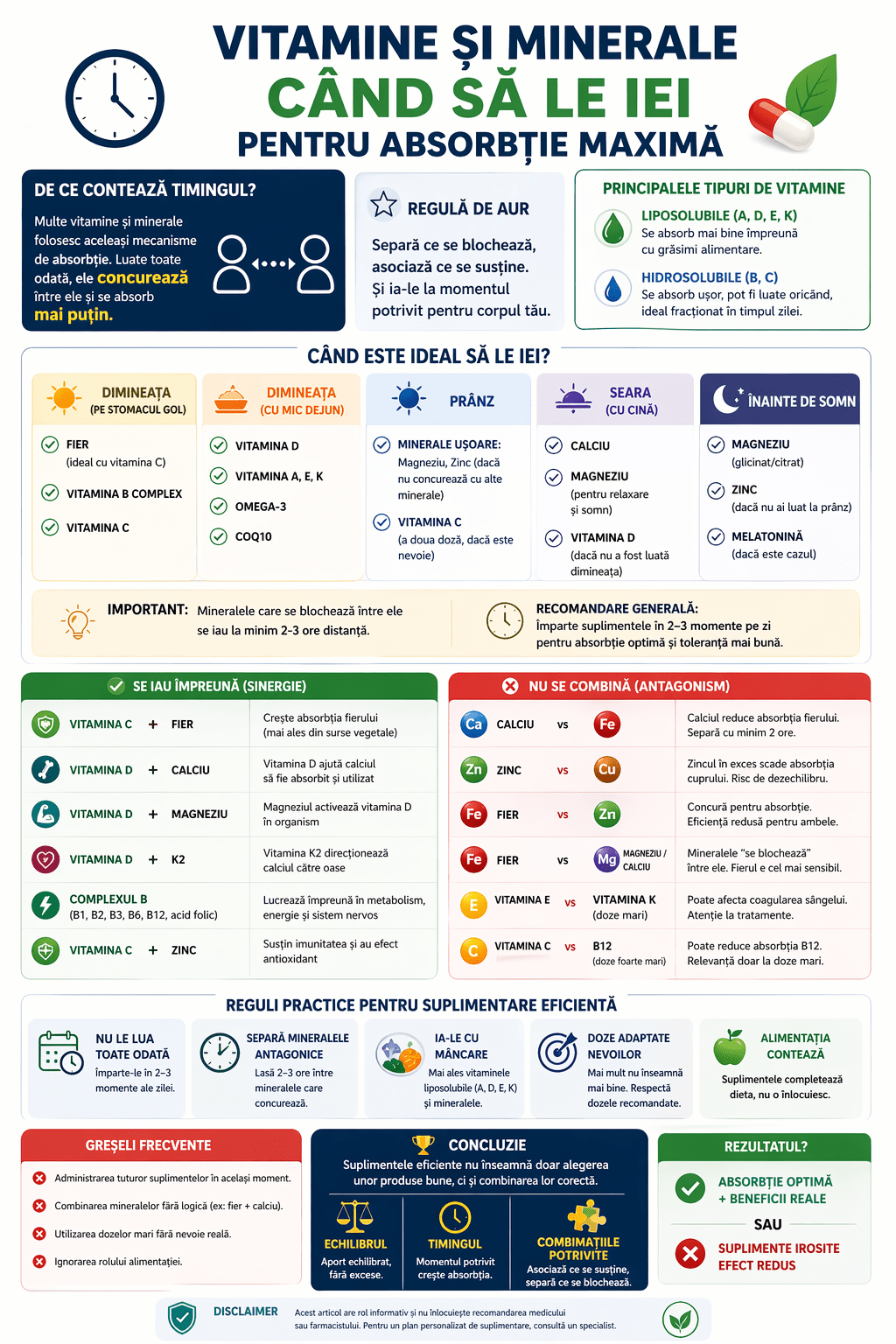 Ghid vitamine si minerale Cosmopharm
