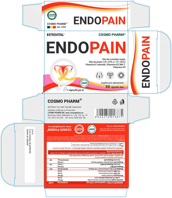 ESTROVITAL® ENDOPAIN – confort și reducerea inflamației, 30 capsule moi 5 ESTROVITAL® ENDOPAIN – confort și reducerea inflamației, 30 capsule moi - imagine 3