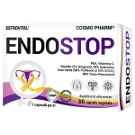 ESTROVITAL® ENDOSTOP – 30 capsule vegetale, COSMO PHARM 1 Estrovital ENDOSTOP - Suport antioxidant și metabolic pentru energie, imunitate, echilibru hormonal și sănătate cardiovasculară.
