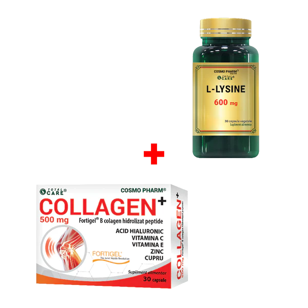 COLLAGEN 500 mg x 30 cps blister + L-LYSINE x 30 cps
