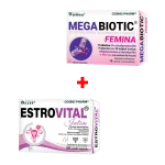 Pachete PROMO Estrovital si Mega Biotic Cosmopharm
