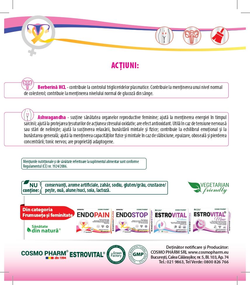 ESTROVITAL® ENDOCLEAR + – 30 capsule vegetale 7 Prospect Estrovital EndoClear PLUS page 0002