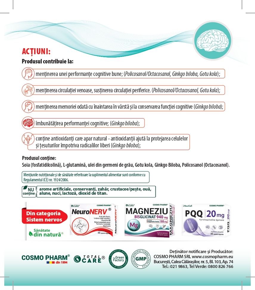 NEUROTONIC® Pentru Circulatie Cerebrala / Periferica 7 Prospect Neurotonic page 0002