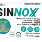 SINNOX Cosmopharm – supliment natural pentru sustinerea sanatatii sinusurilor, confort respirator si reducerea inflamatiei cailor respiratorii