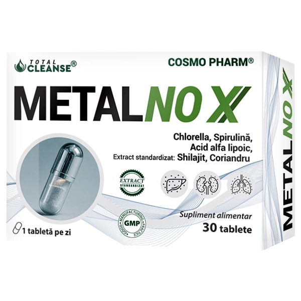 METALNOX® 8 Metalnox Supliment alimentar pentru detoxifiere metale grele
