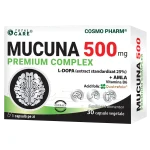 Mucuna 500 mg Premium Complex 2 Supliment alimentar cu L-DOPA Mucuna 500 mg