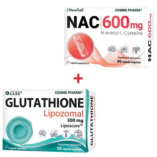 Pachet Glutathione BOOST 14 glutathione nac