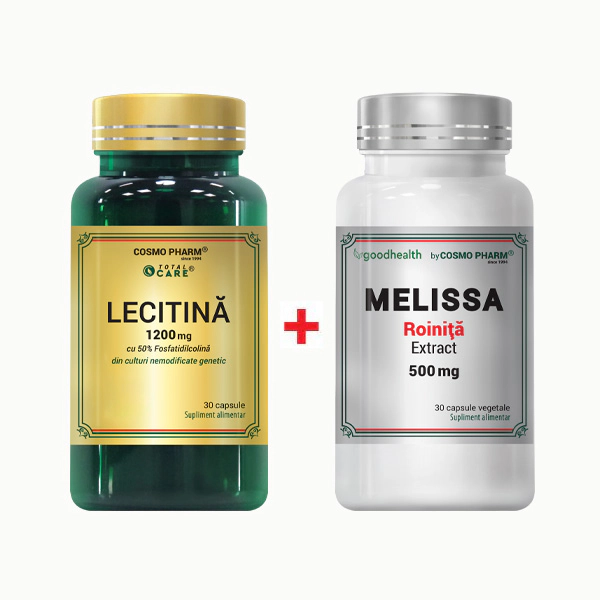 Pachet Memorie & Relaxare 12 lecitina melissa