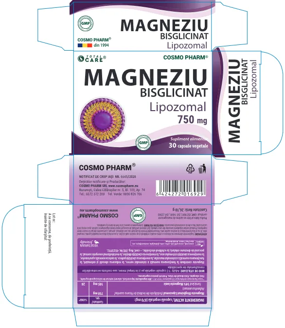 Magneziu Bisglicinat Lipozomal 4 Magneziu Bisglicinat Lipozomal - imagine 3