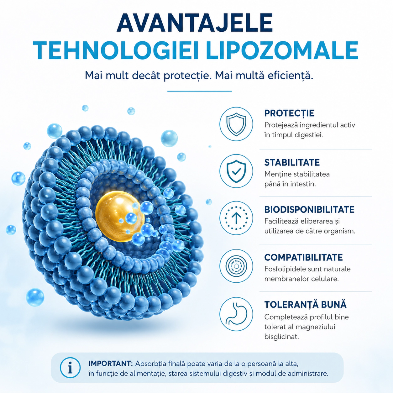 avantaje magneziu bisglicinat lipozomal