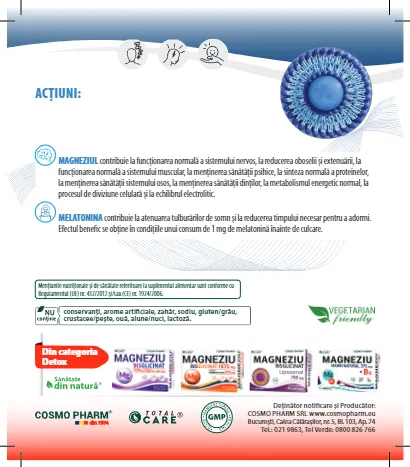 MelatoMag 6 MelatoMag beneficii
